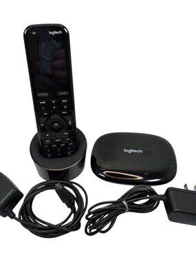 Logitech Harmony 950 w/ Cradle Charger and Hub Tested Working